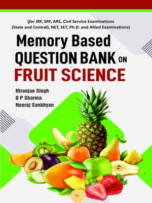 cover image of Memory Based Question Bank on Fruit Science